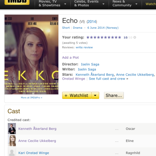 Echo on Imdb